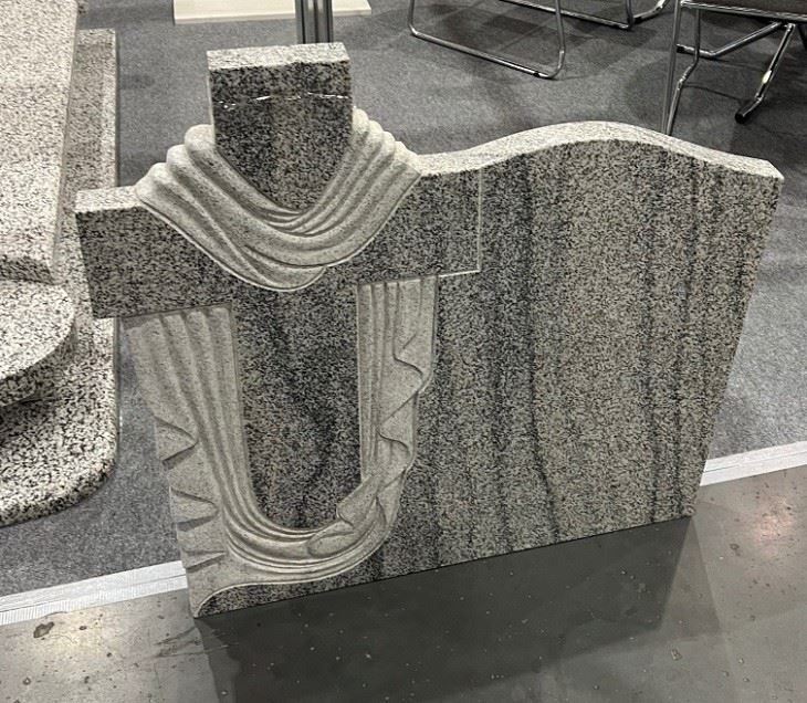 white headstone