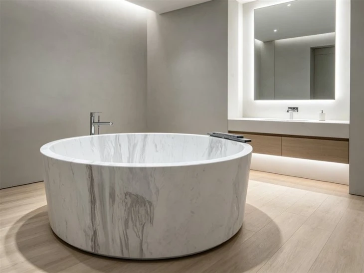 White Marble Freestanding Bathtub high quality