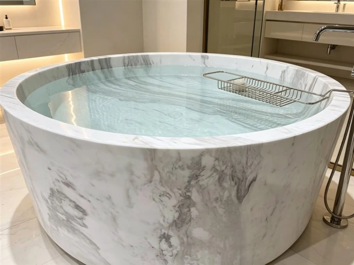 White Marble Freestanding Bathtub best
