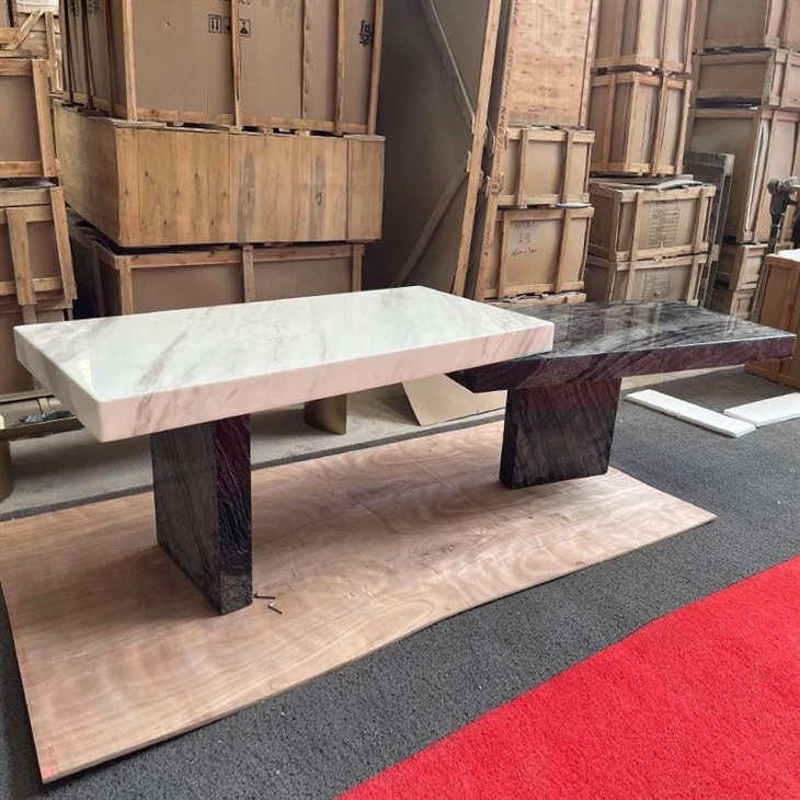 Black Wooden Grain desk